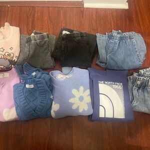 Kids - Girls Long Sleeves . Pants . North Face H&M. Primark. Sanrio